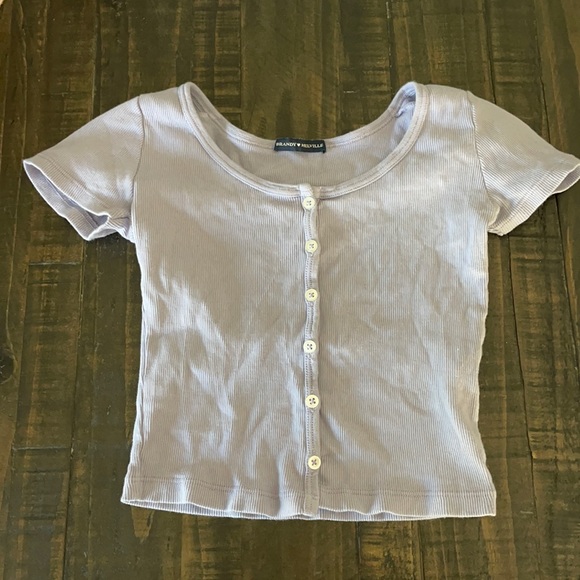 brandy melville lavender zelly top - Picture 1 of 3